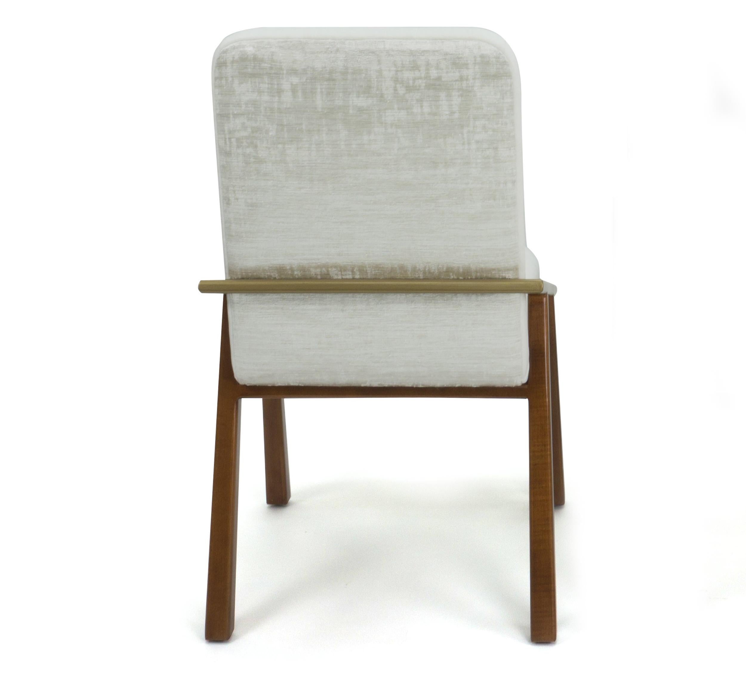 American Modern Dining Chair with Tufted Back 'Customizable' For Sale