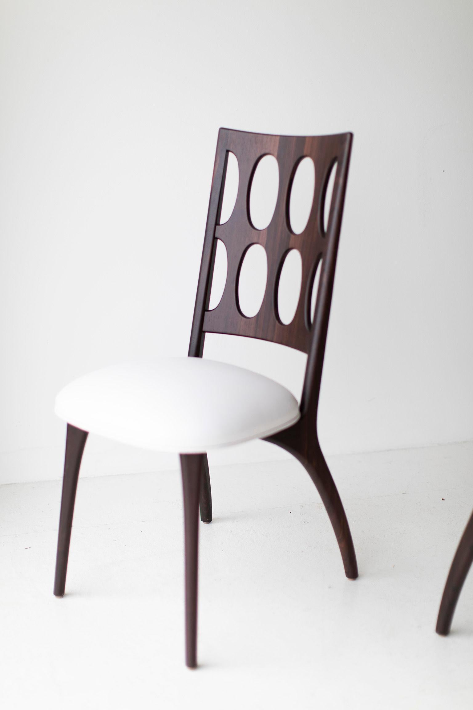 Contemporary Modern Dining Chairs, 1901 for Craft Associates Furniture For Sale