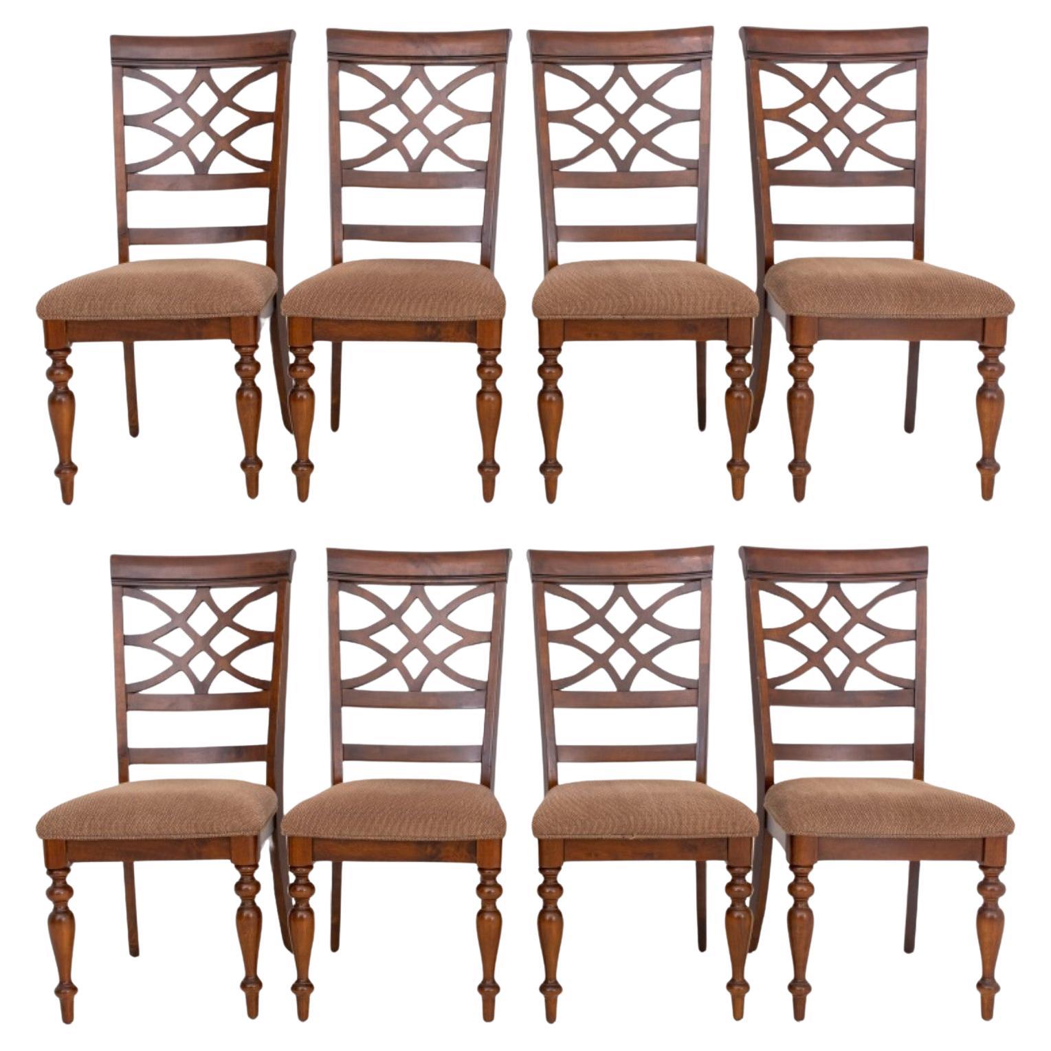 Modern Dining Chairs with Upholstered Seats, 8