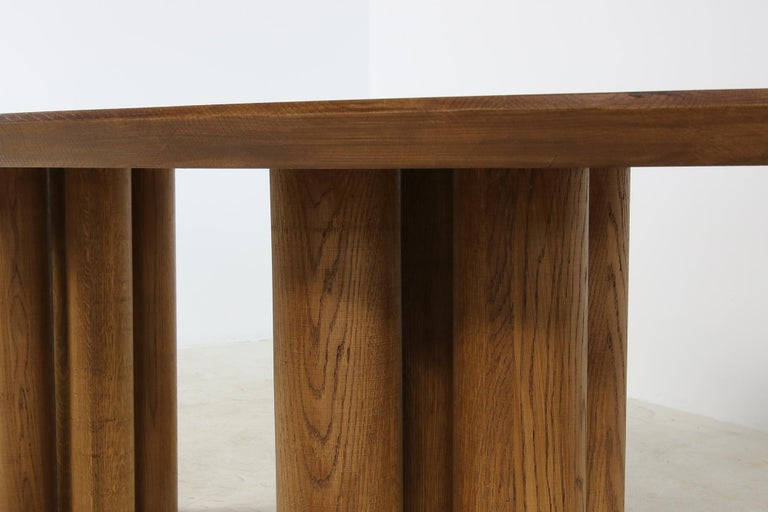 Modern Dining Room Oval Table Solid Oak, Contemporary Nathan Lindberg