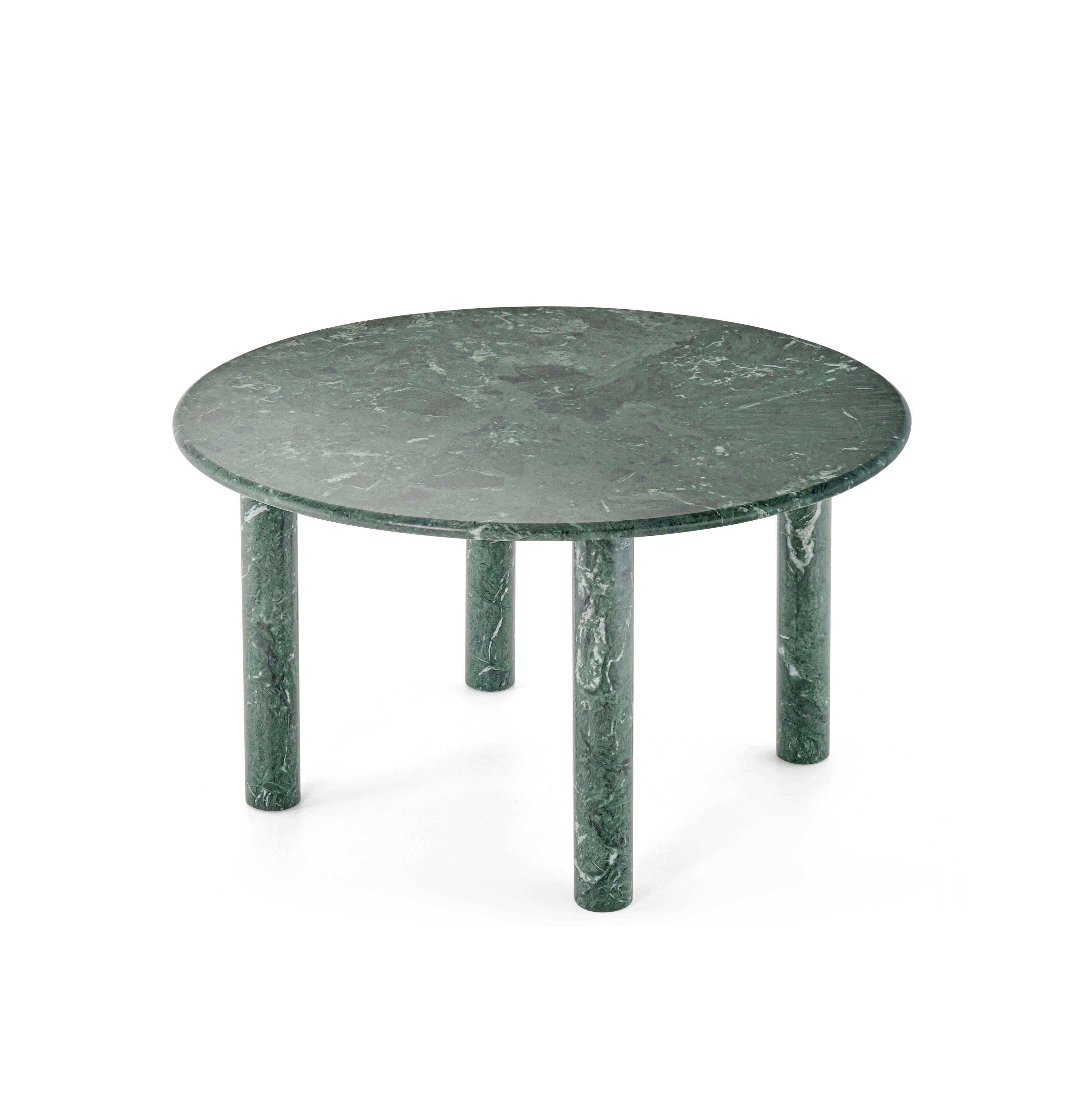 Table ronde de salle à manger contemporaine 'Paul' par NOOM, marbre vert Neuf - En vente à Paris, FR