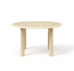 Modern Dining Round Table 'PAUL' by Noom, 180 cm, Natural