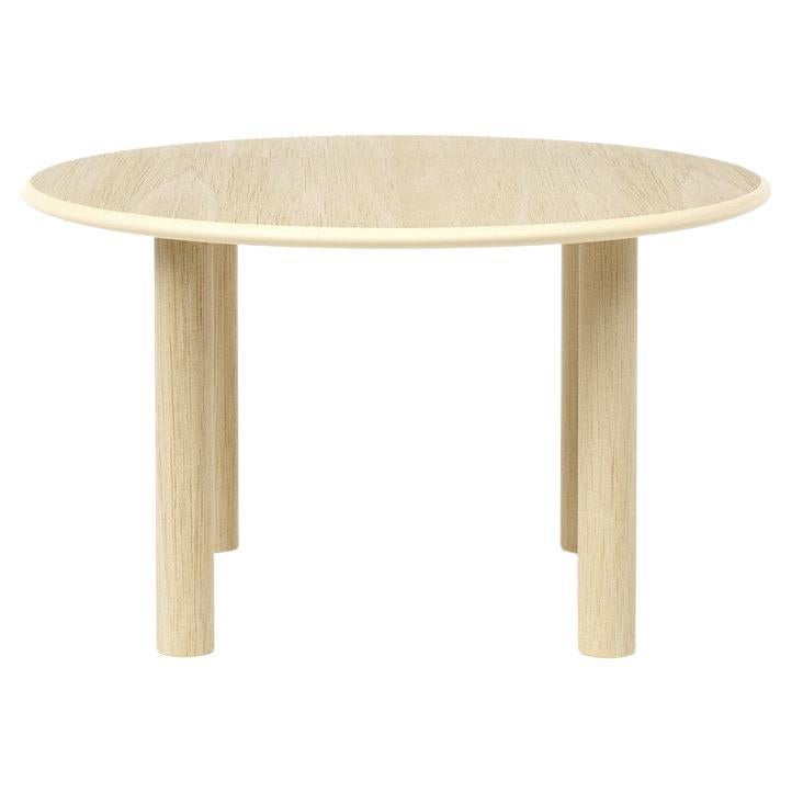 Modern Dining Round Table 'PAUL' by Noom, 180 cm, Natural For Sale