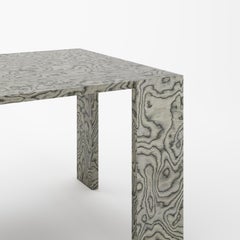 Modern Dining Table 'Ispolin' in finishing ALPI Ettore Sottsass by Palo Nero