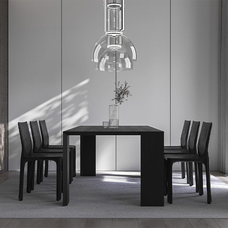 Table de salle à manger moderne Ispolin en bois par Palo Nero Neuf - En vente à Valencia, ES
