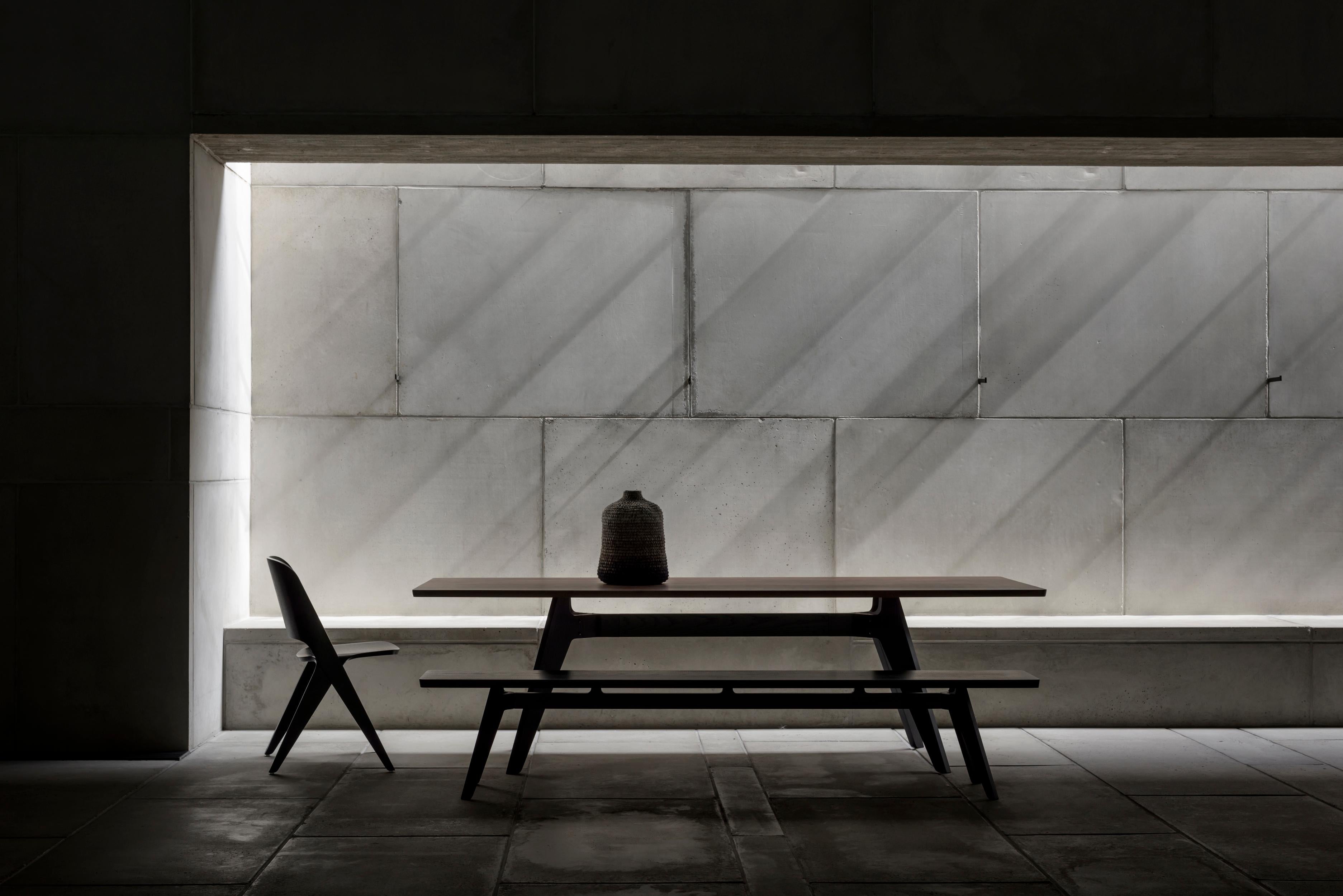 Modern Dining Table 'Lavitta' by Poiat, 180 cm, Dark Oak  For Sale 1