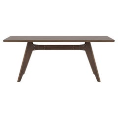 Mesa de comedor moderna "Lavitta" de Poiat, 180 cm, roble oscuro