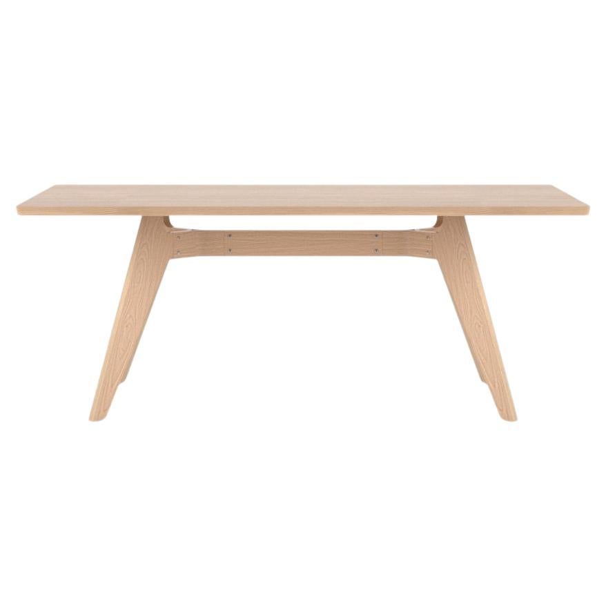 Mesa de comedor moderna "Lavitta" de Poiat, Roble, 180 cm en venta