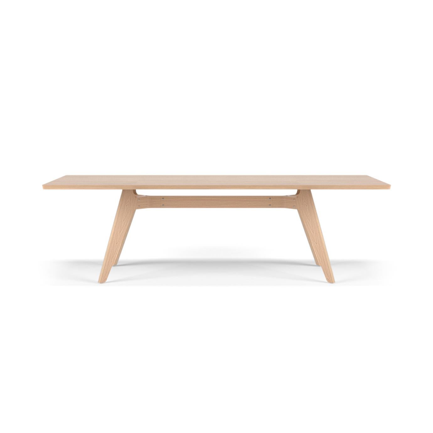 Modern Dining Table 'Lavitta' by Poiat, Oak, 240 cm In New Condition For Sale In Paris, FR