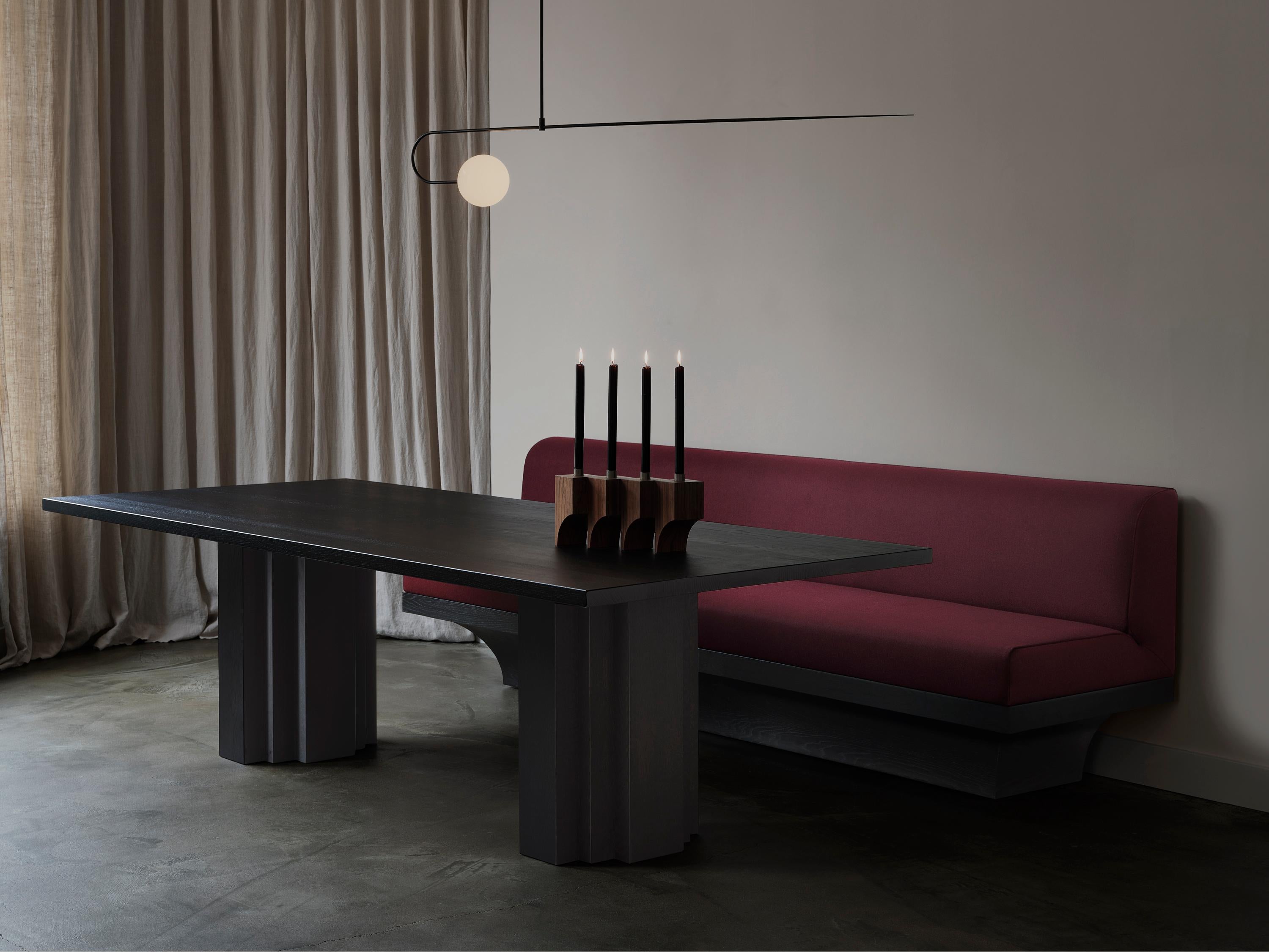 Moderner Esstisch - Massive Eiche Light - Brut von Mokko im Angebot 1