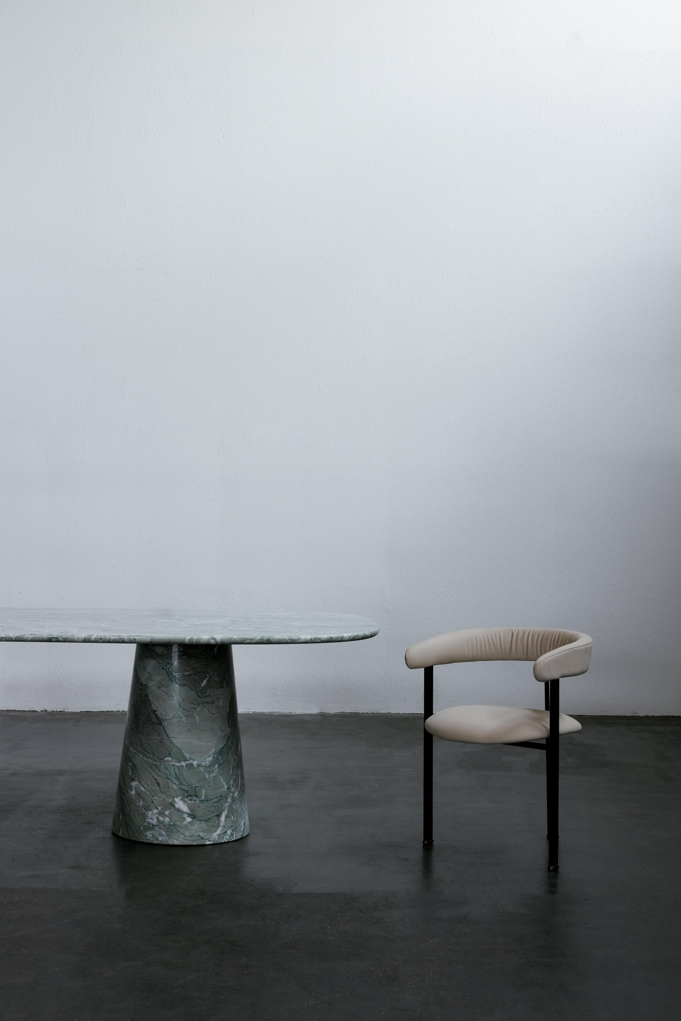 Mesa de comedor moderna de mármol, 10 plazas, hecha a mano en Portugal by Greenapple en venta 1