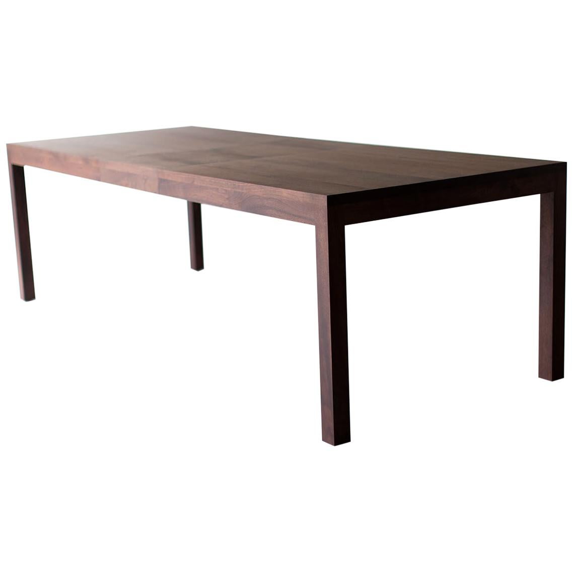 Modern Dining Table with Extension For Sale