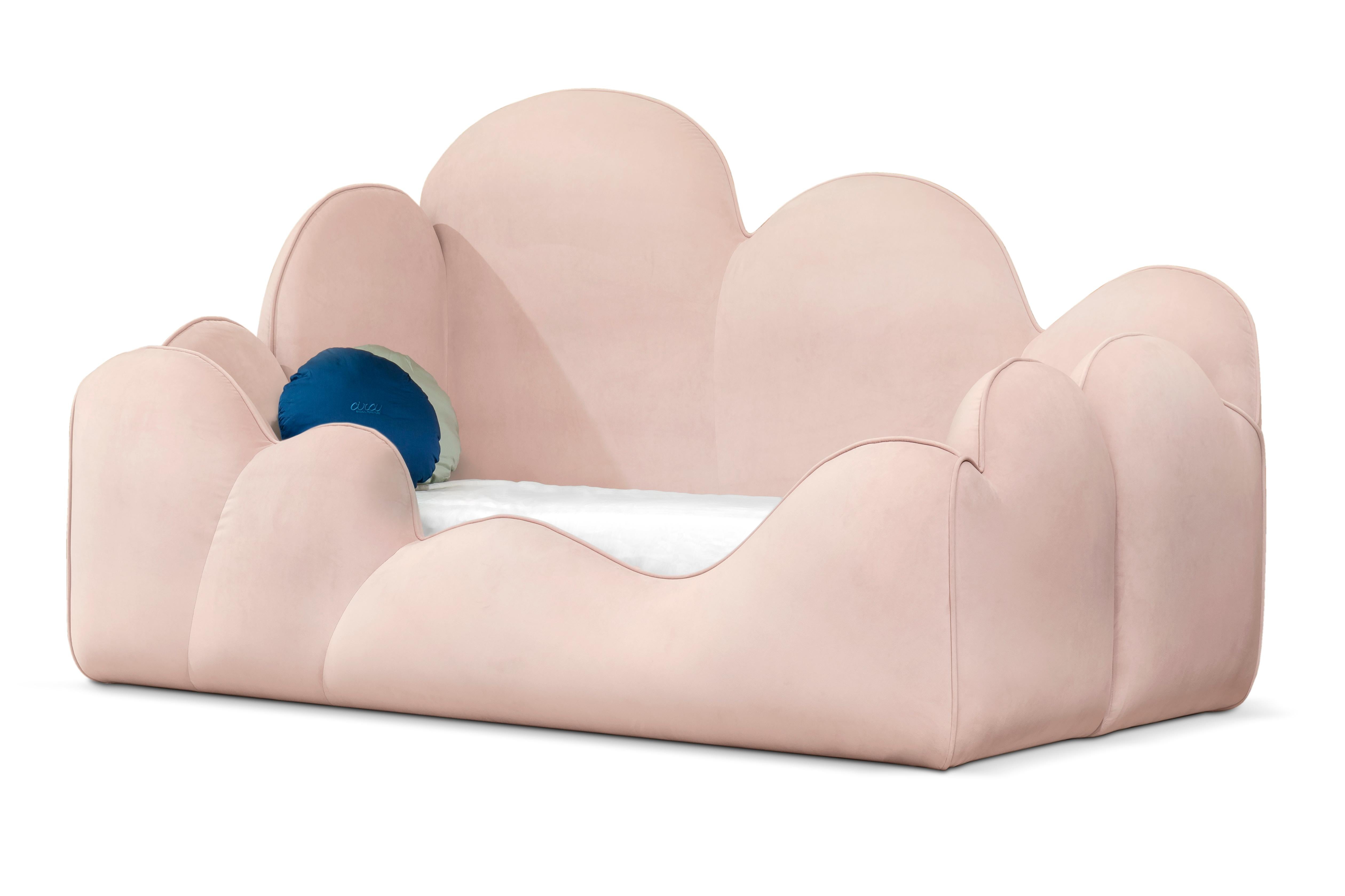 Modern Dino Kid's Bed in Velvet by Circu Magical Furniture

The Modern Dino Kid's Bed in Velvet by Circu Magical Furniture, has got a unique shape and a design that was made to create a safe bedroom for the little ones to rest and feel love and