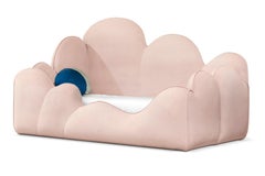 Modern Dino Kid's Bed in Velvet by Circu Magical Furniture