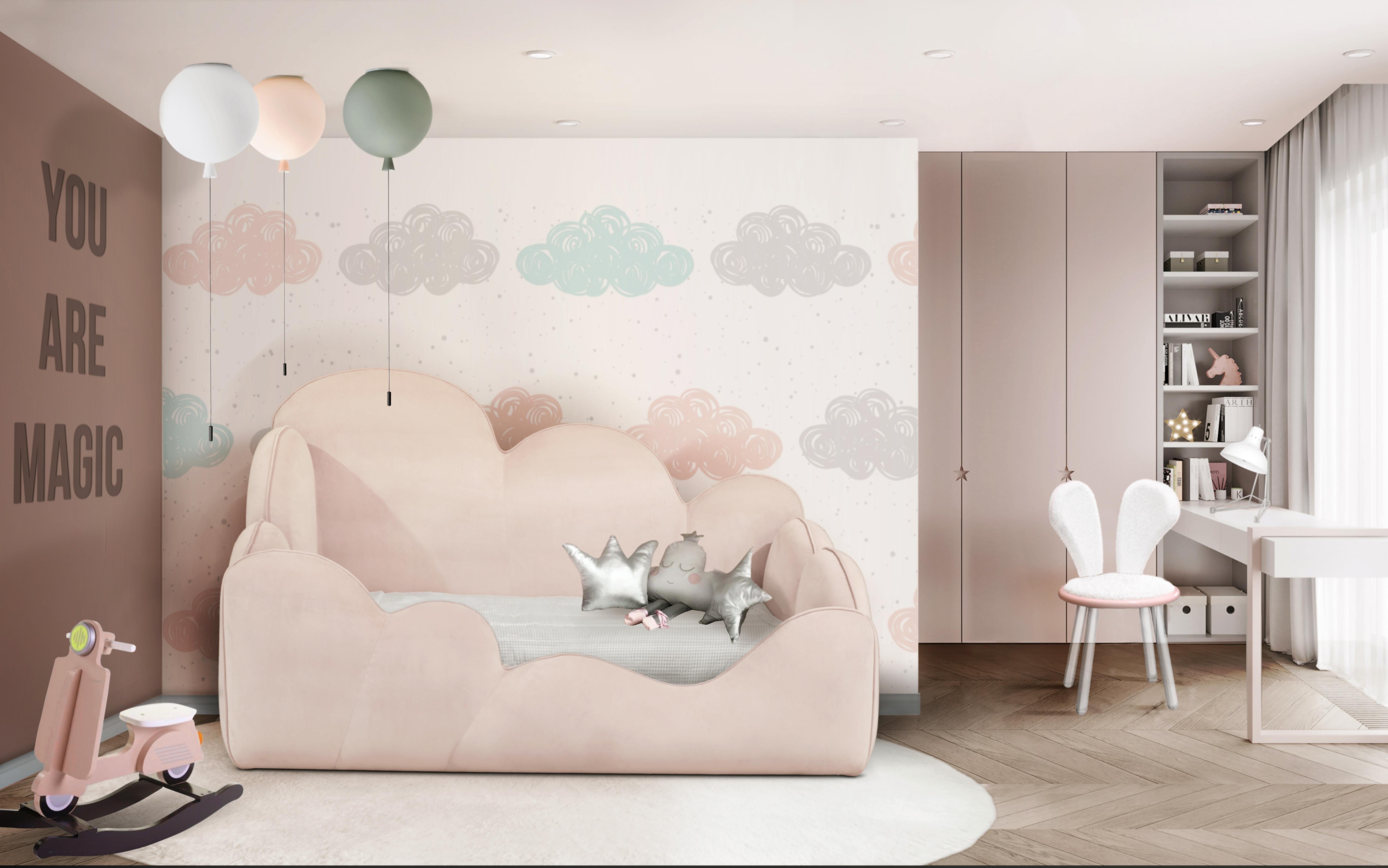 Lit d'enfant Dino en velours par Circu Magical Furniture en vente 2