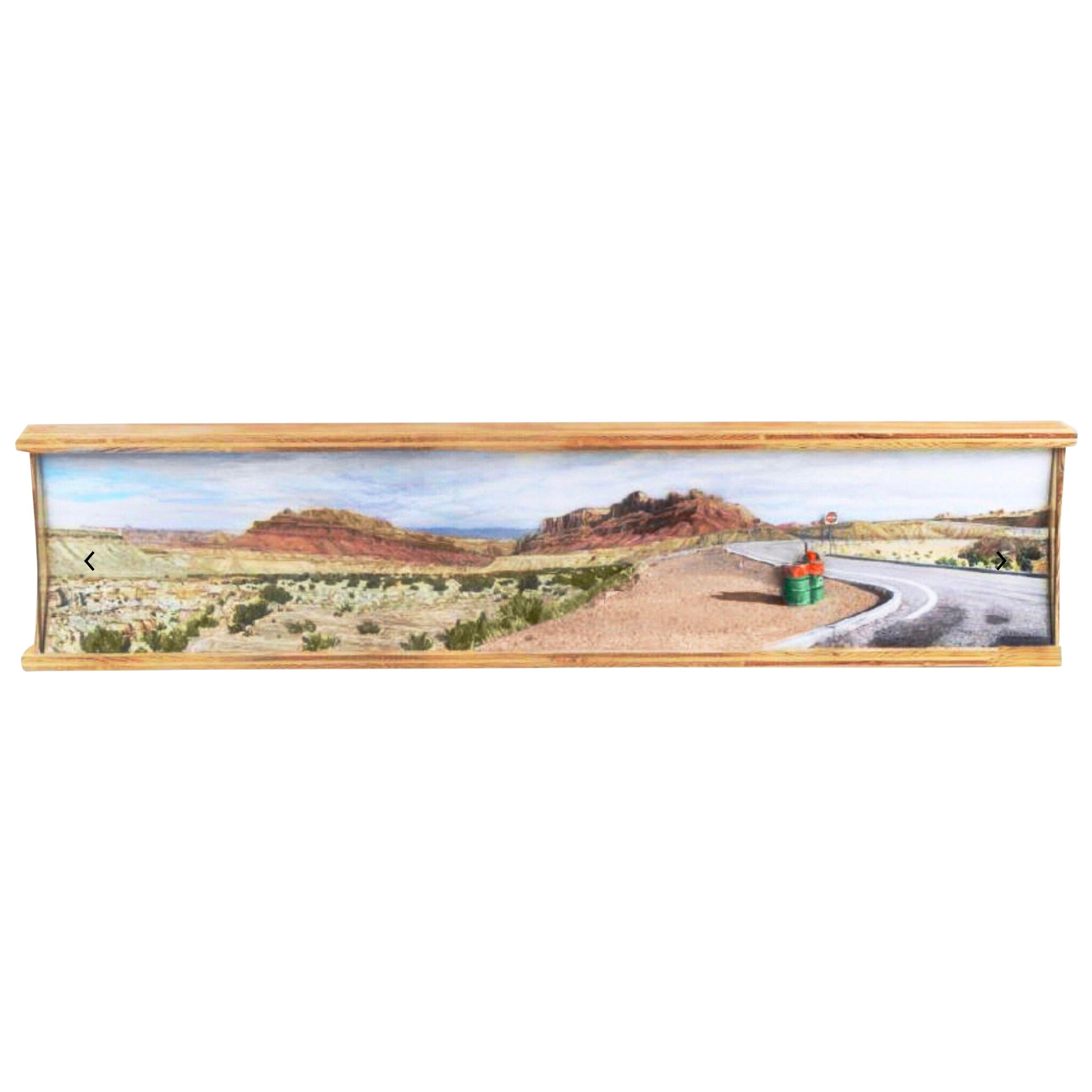 Modern Diorama "Area Above San Rafael Reef, Utah" Lloyd Brown, 1999, Painting For Sale