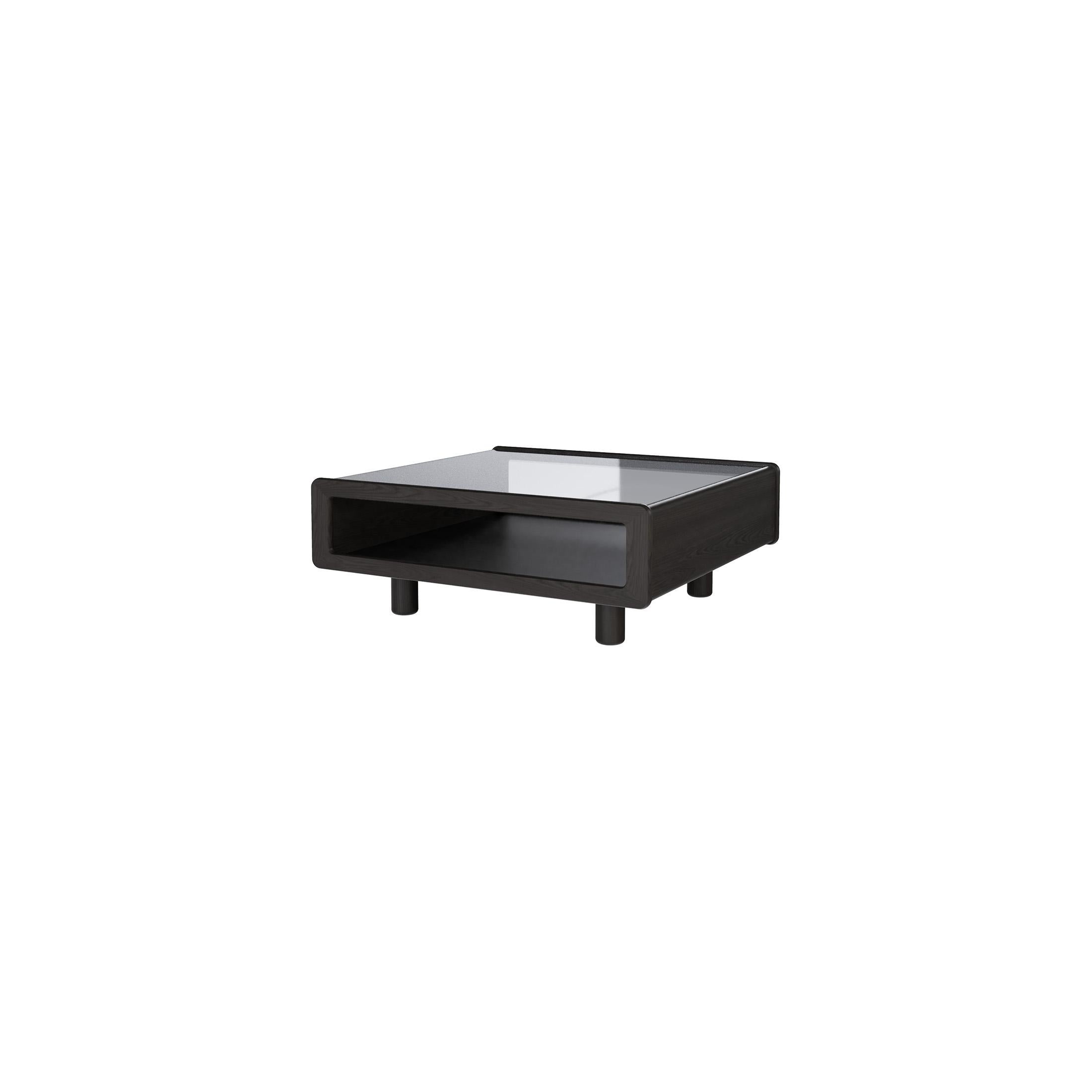 American Modern Display Top Coffee Table For Sale