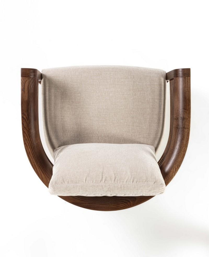 Poltrona Dolfin moderna in Noce Canaletto, Poltrona (Italian) im Angebot