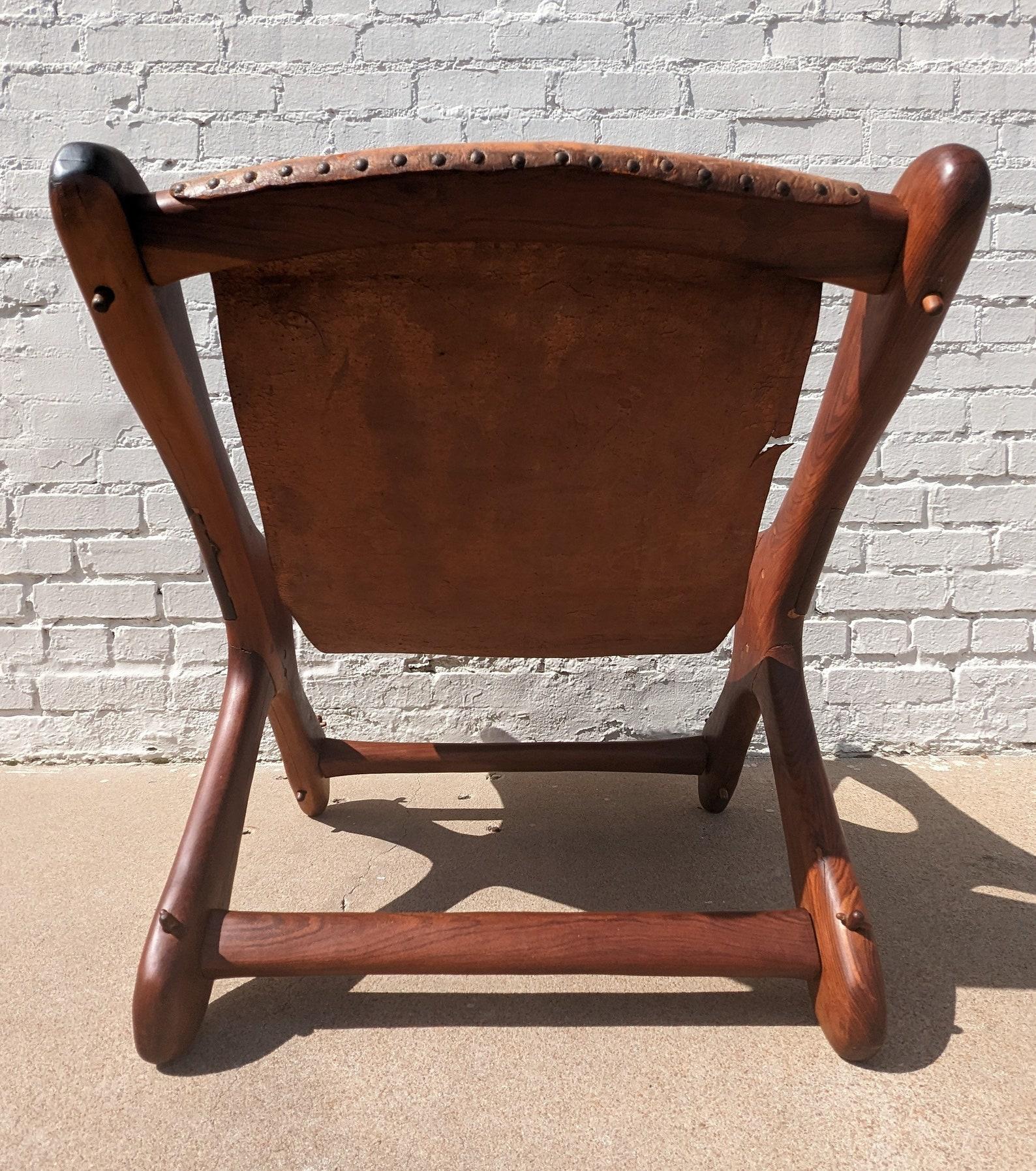 Mexican Modern Don Shoemaker Sling Chair for Senal For Sale