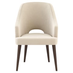 Modern Donna Chair Made with Oak And Suede, Handmade by Stylish Club