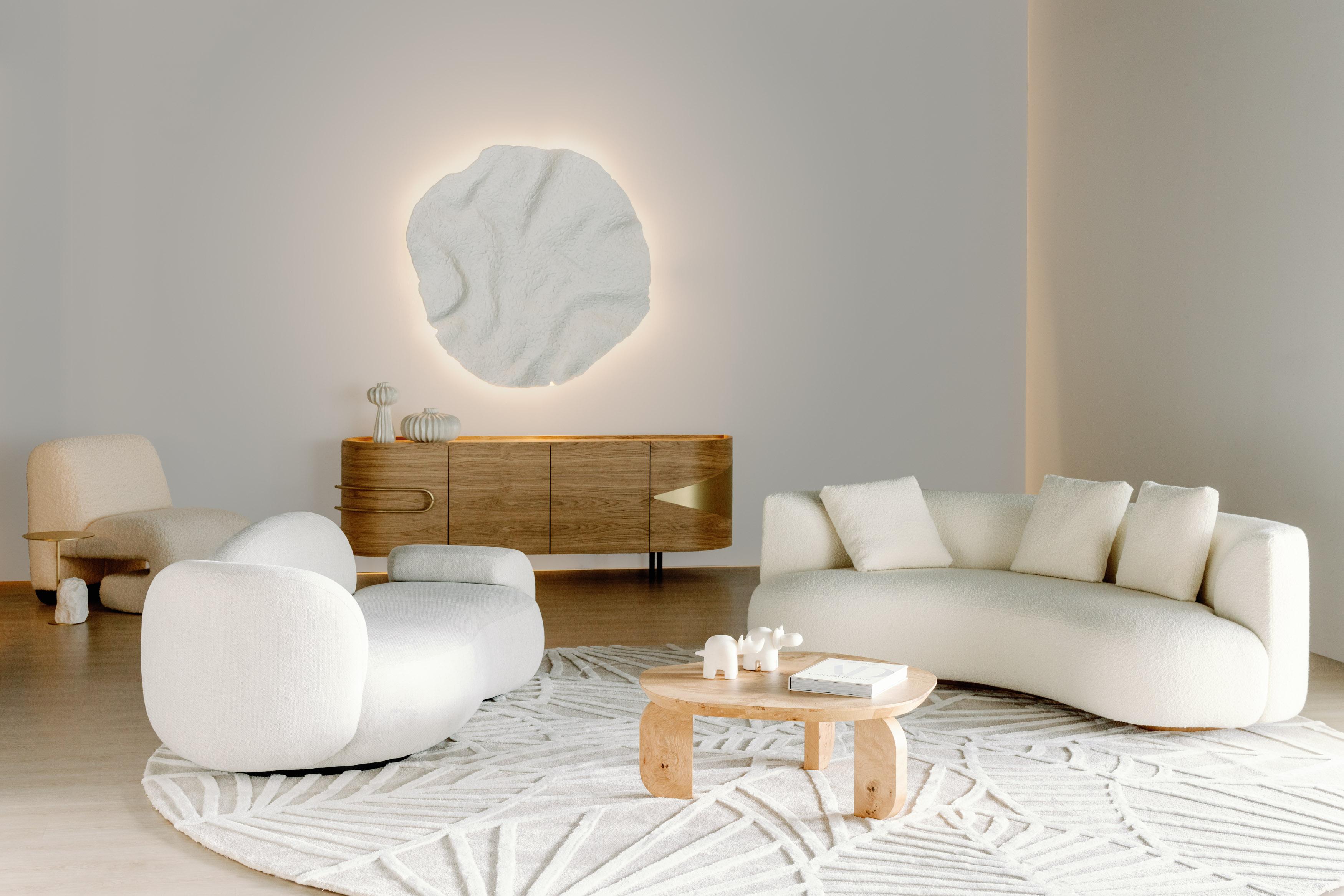 Table basse Dornes, travertin, fabriquée à la main au Portugal par Greenapple en vente 2