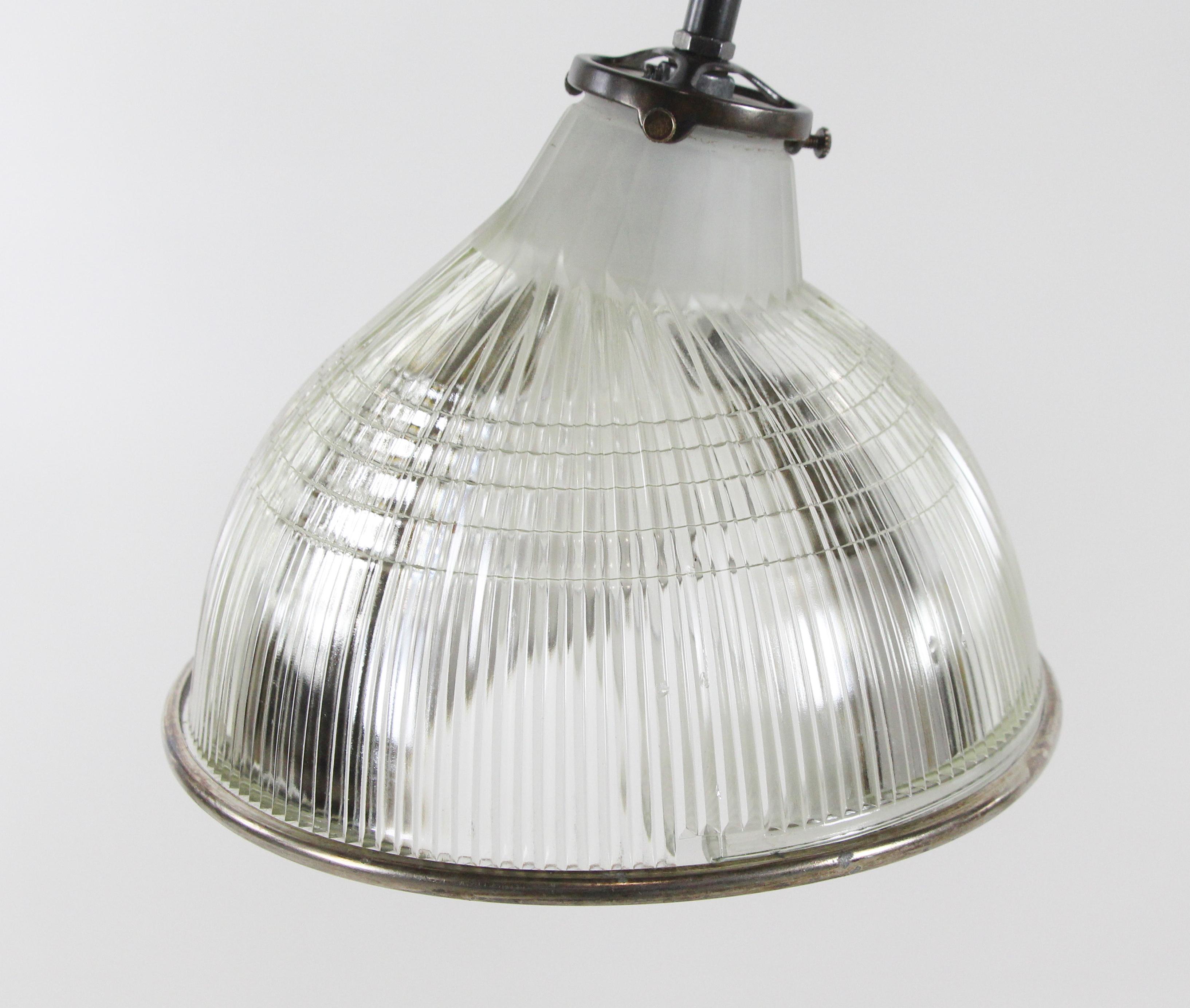 Modern Double Industrial Pendant Light with Antique Adjustable Shades In Good Condition In New York, NY