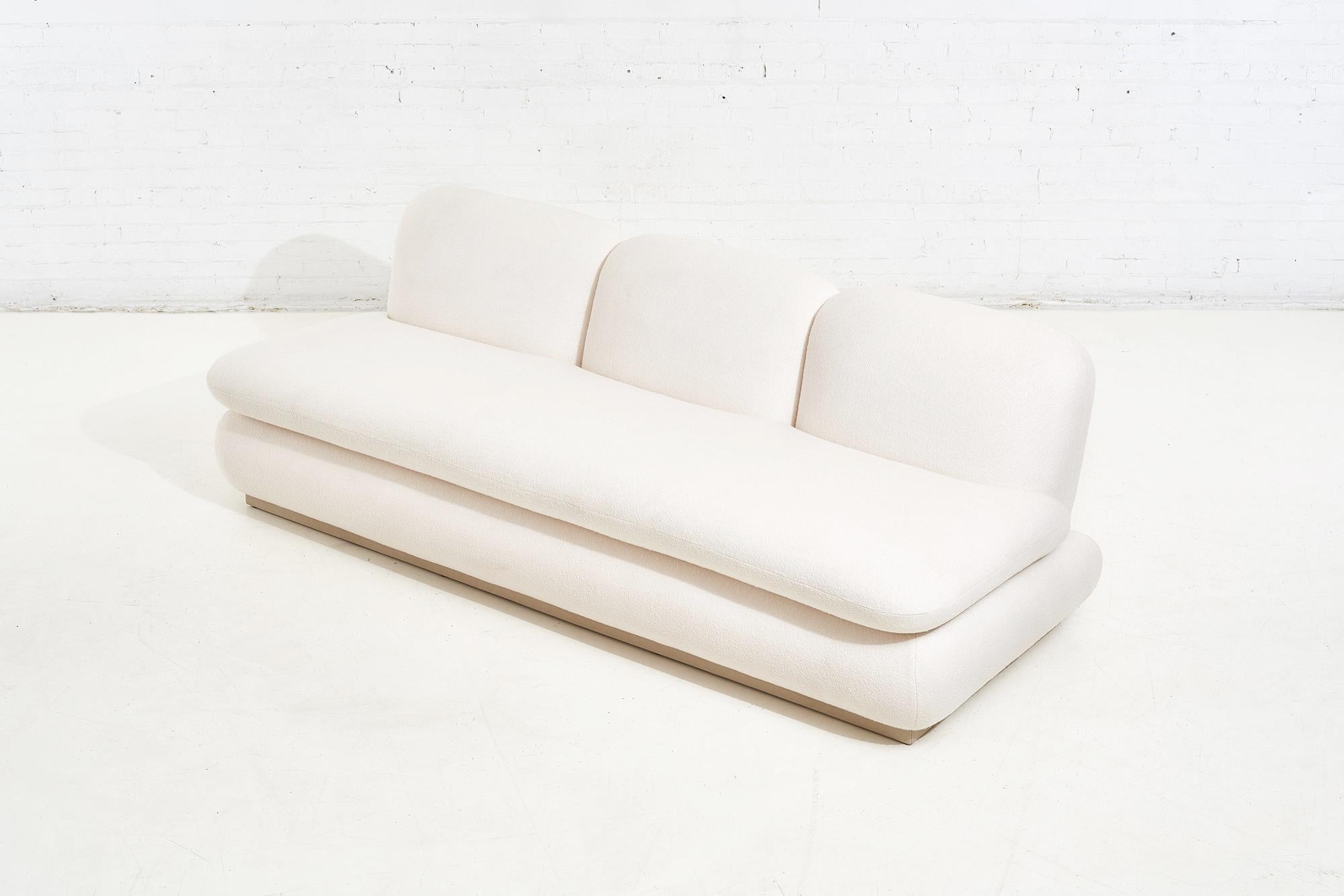 sinva modern boucle sofa