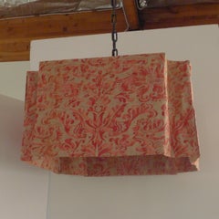 Modern Draped Chandelier by Paul Marra in Fortuny