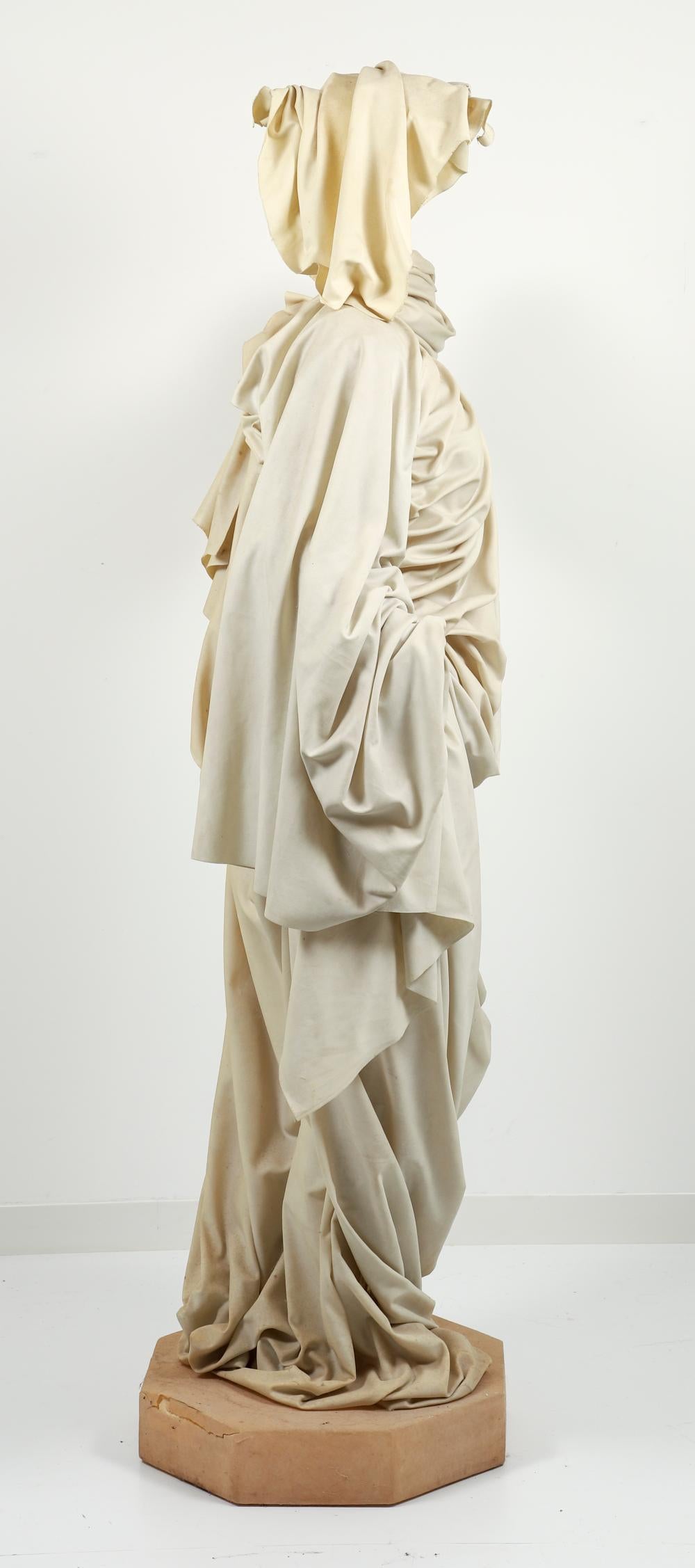 American Modern Draped Figurative Sculpture by Muriel Castanis