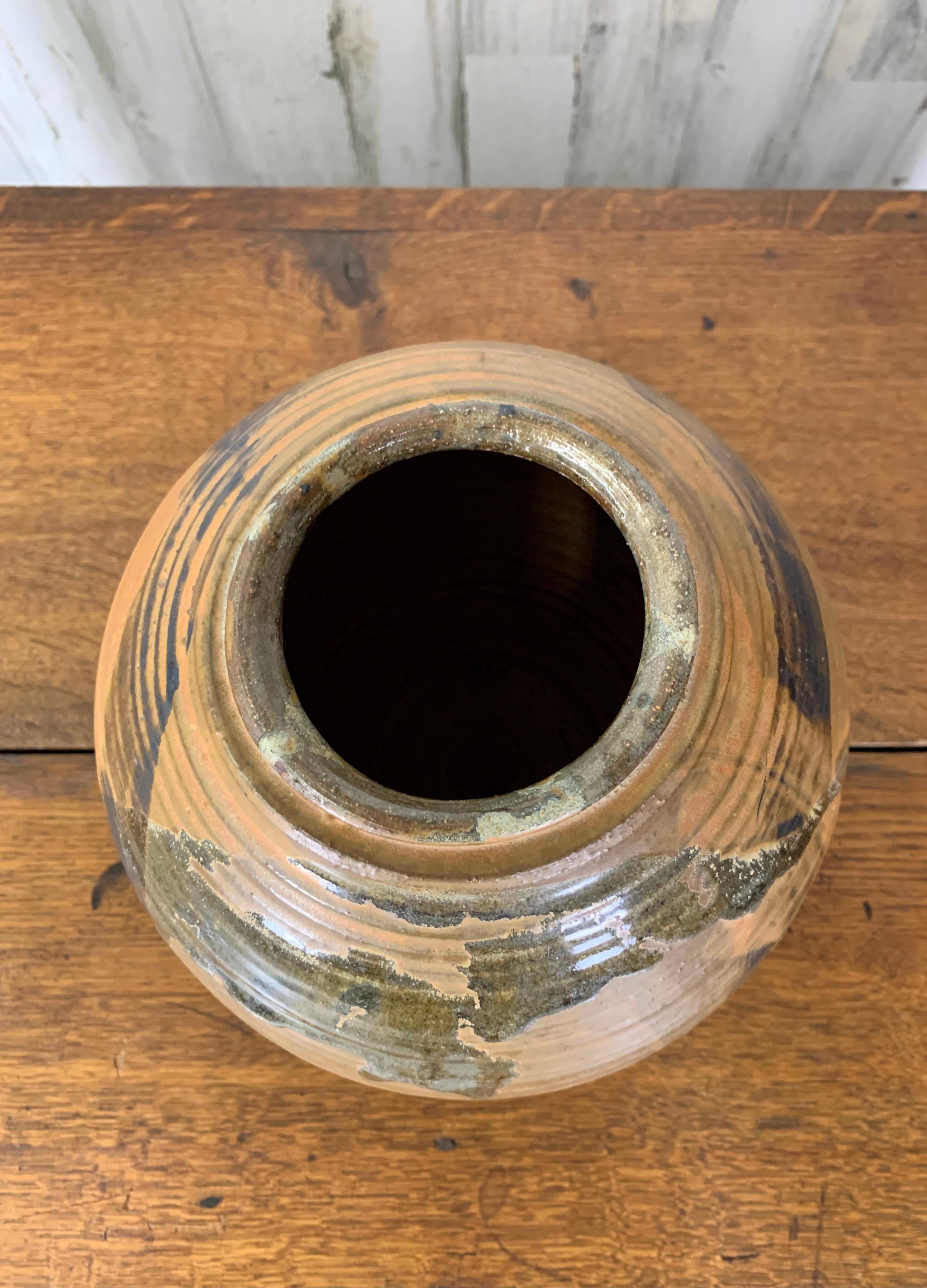 Moderne moderne Tropfglasur-Vase im Angebot 4