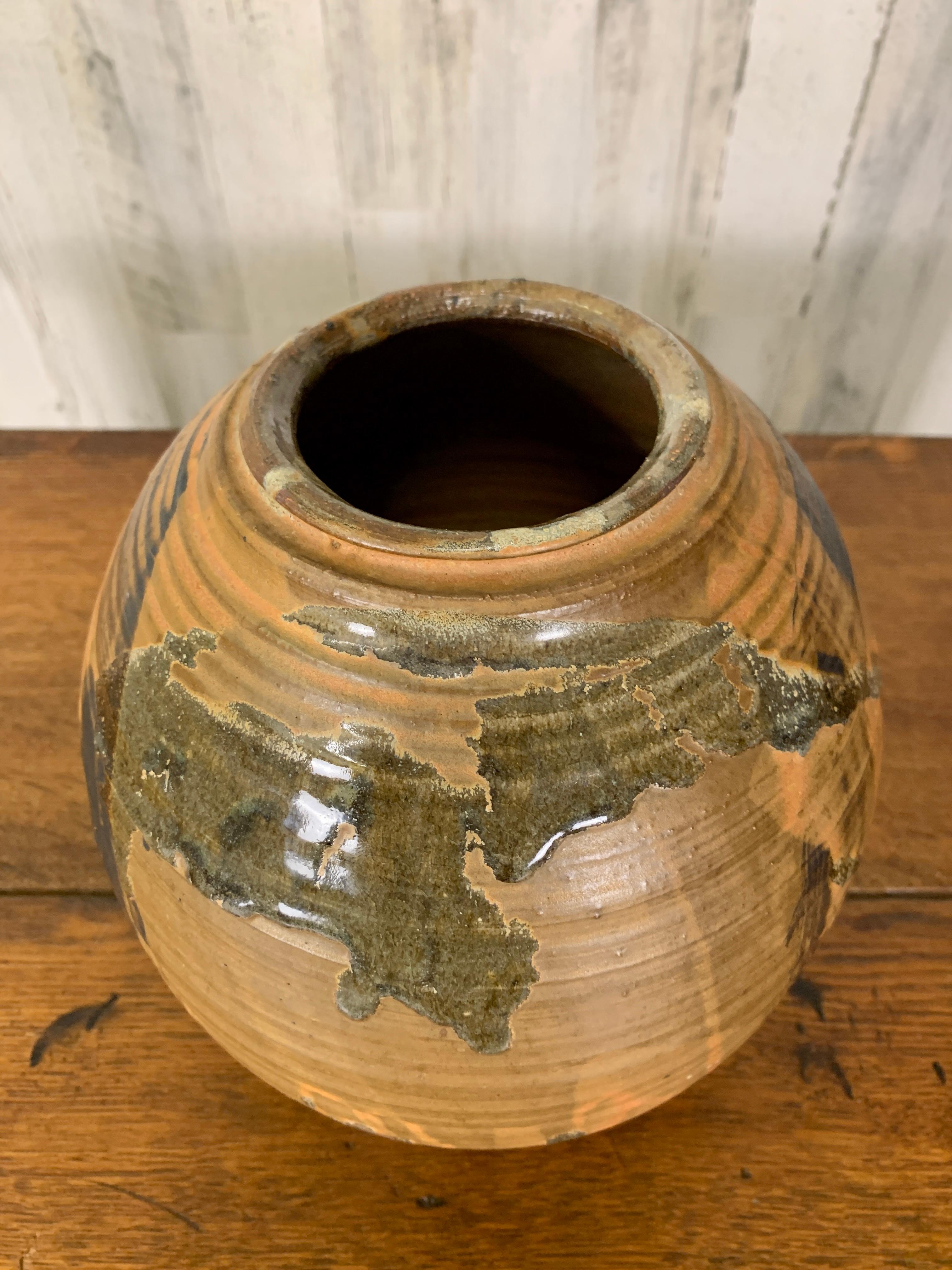 Moderne moderne Tropfglasur-Vase im Angebot 5