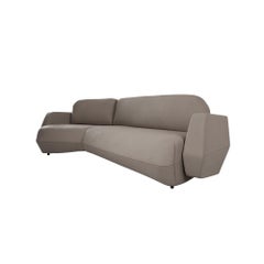 Canapé trois places incurvé Dune tissé à la main par Murmurio