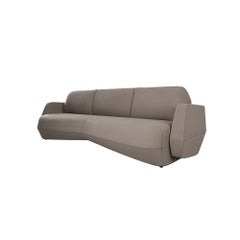 Canapé trois places Dune gris tissé à la main par Murmurio