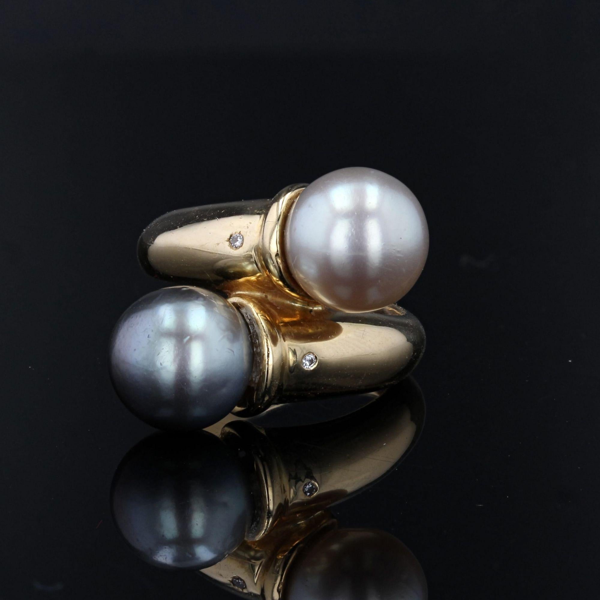 gray pearl ring