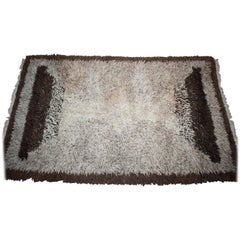 Modern Dutch Design High-Pile Wool Carpet, Tapestry, 1970s