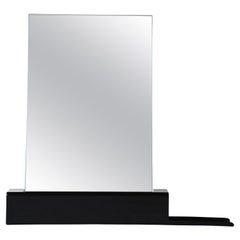 Modern Dutch Design, Mirror One Medium Plateau Right / Black