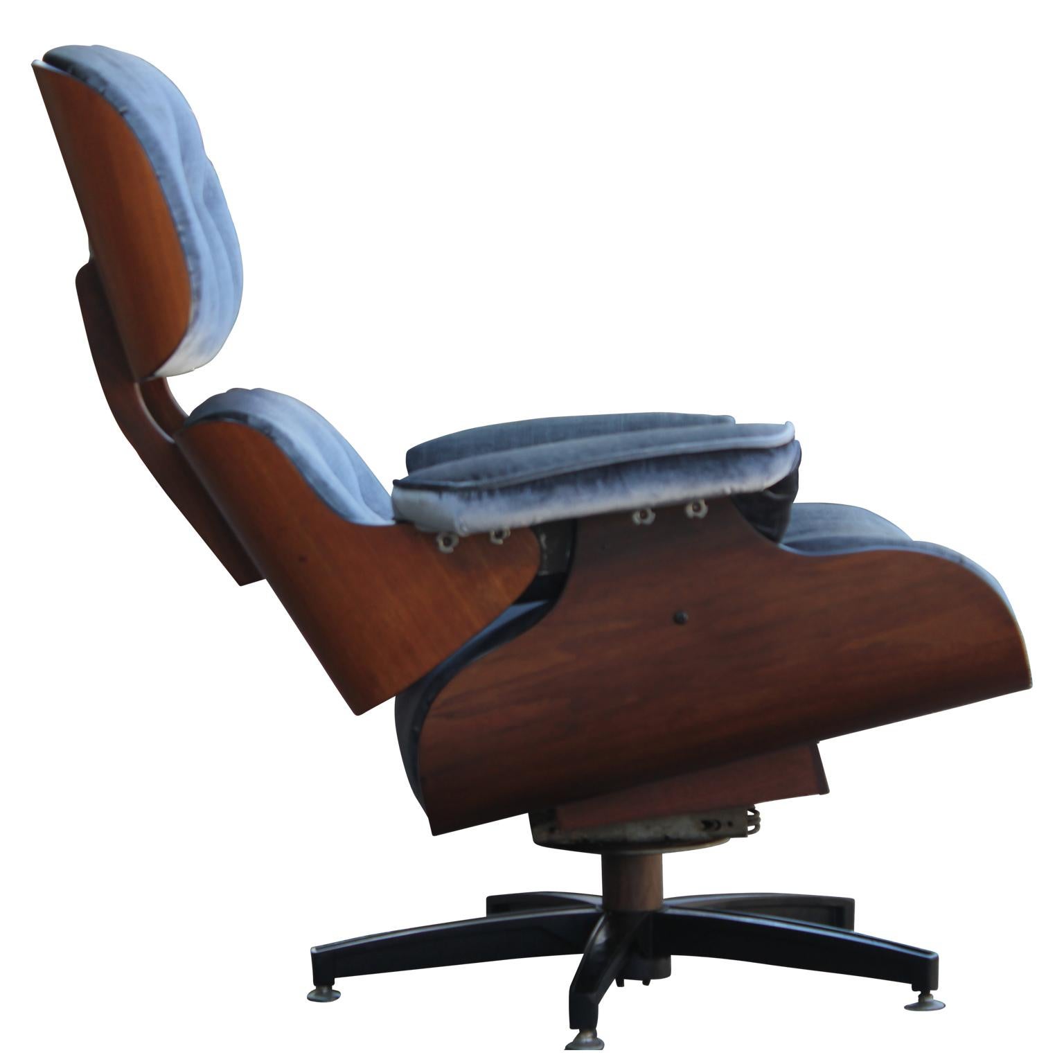 eames lounge chair velvet