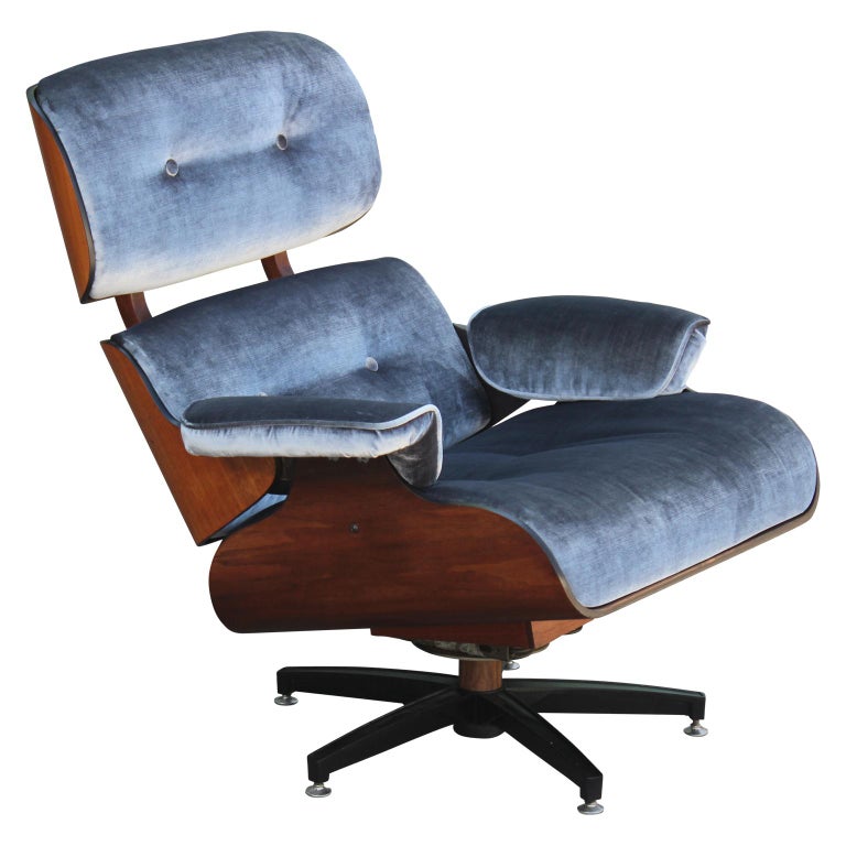 Velvet cheap eames chair