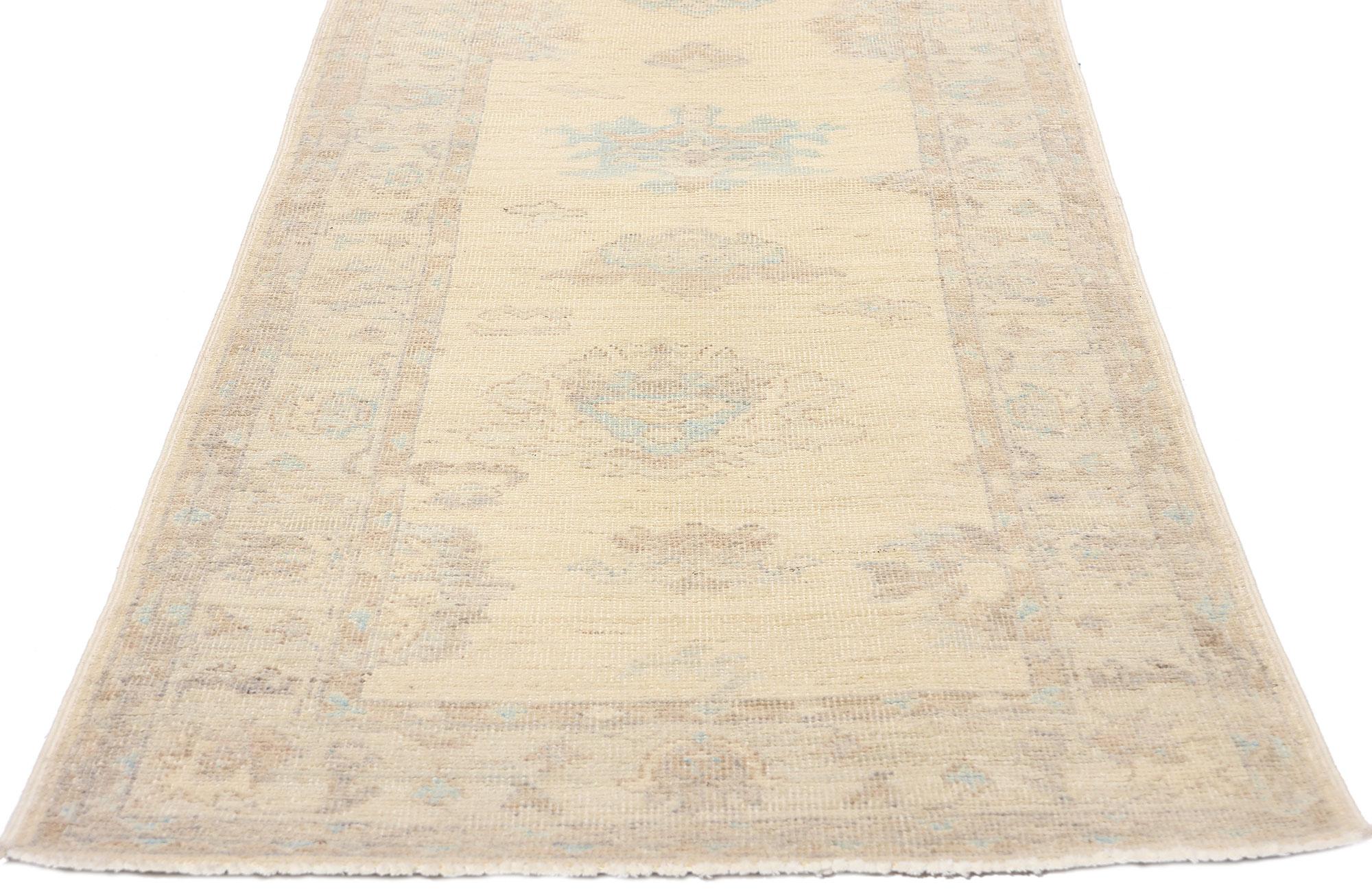 Pakistani New Contemporary Oushak Carpet with Modern Style For Sale