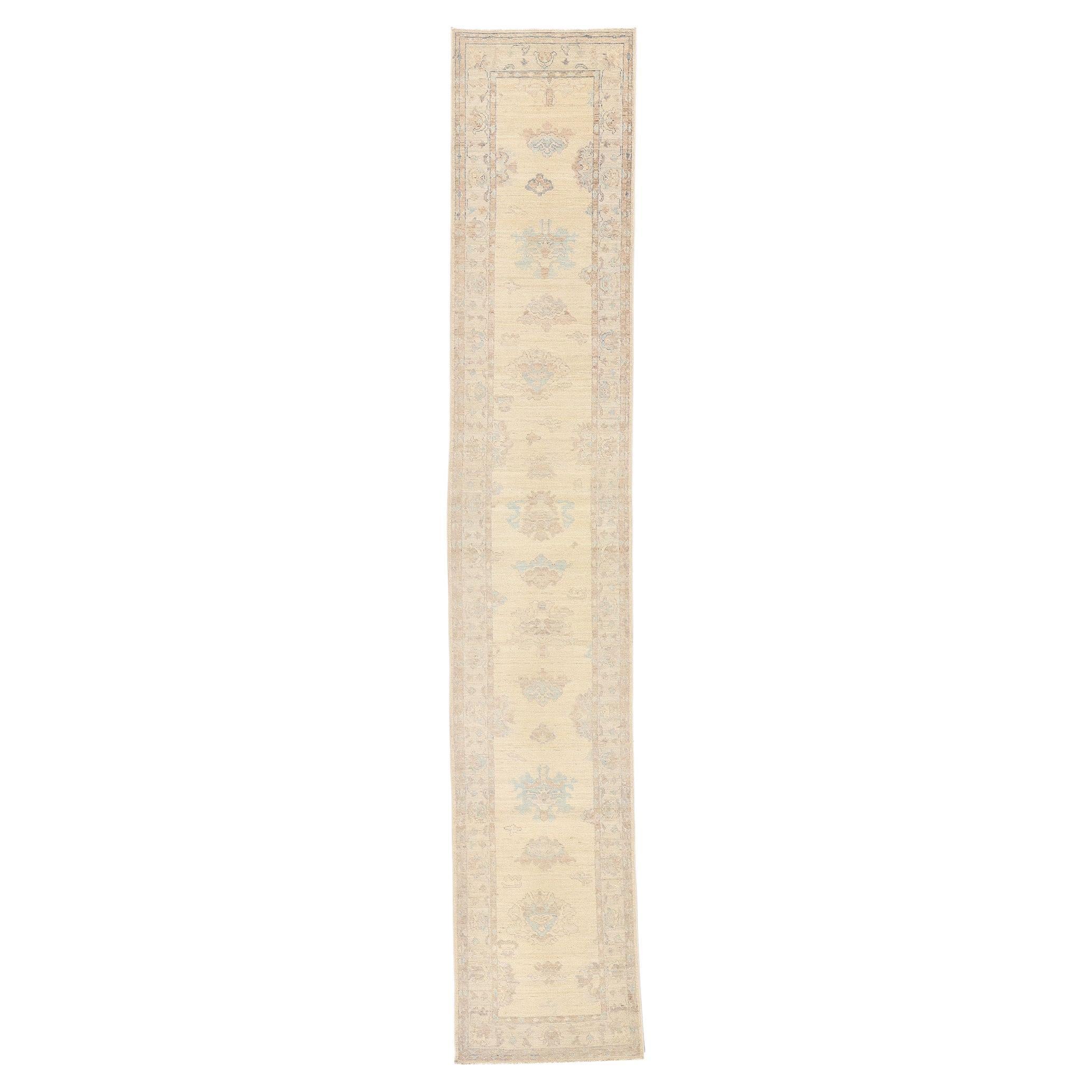 New Contemporary Oushak Carpet with Modern Style For Sale