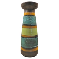 Modern East German Ceramic Lava Glaze Vase 1960s