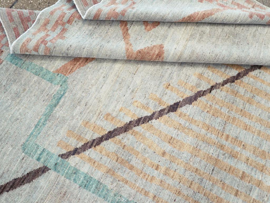 Alfombra de acento moderna Khotan del Turquestán Oriental Lana en venta