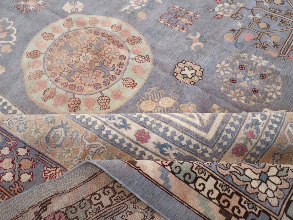 Wool Modern East Turkestan Khotan Large Room Size Carpet For Sale