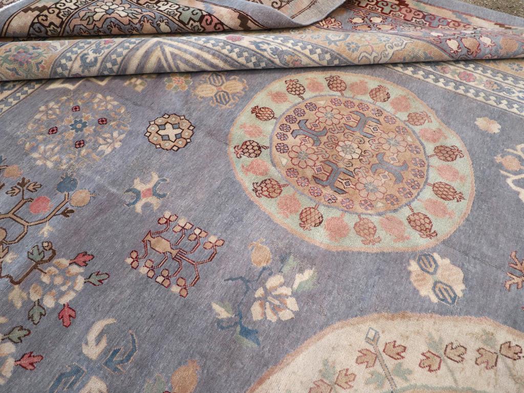 Modern East Turkestan Khotan Large Room Size Carpet For Sale 1