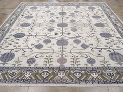 21st Century East Turkestan Khotan Large Square Room Size Carpet