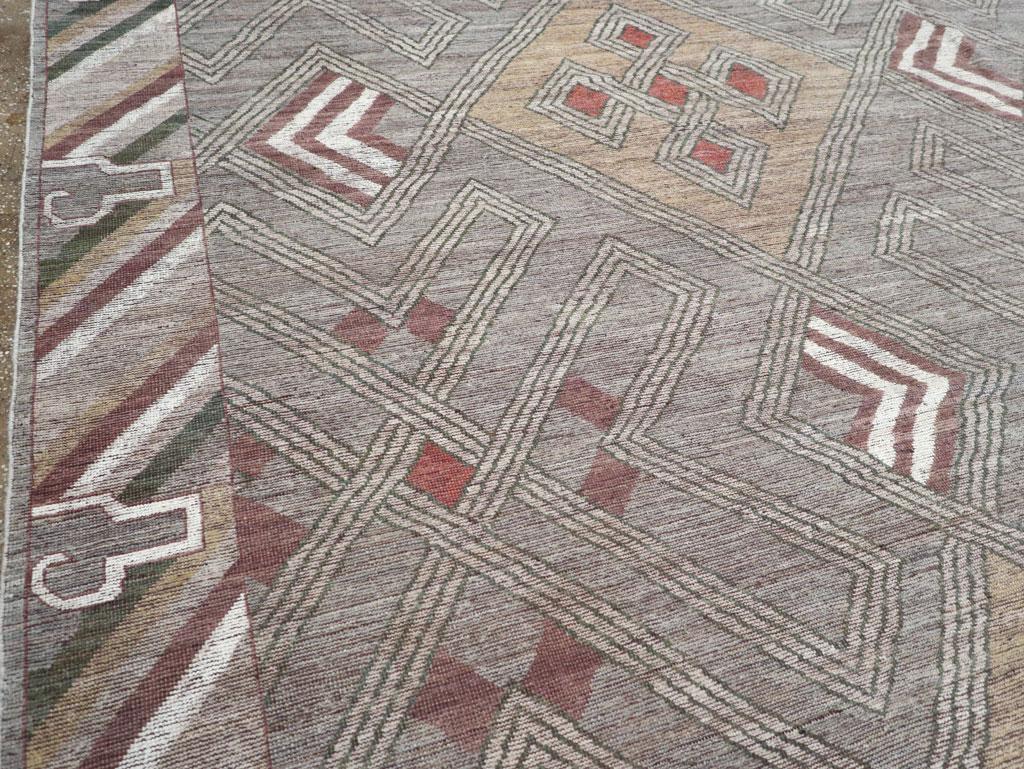 East Turkestani Modern East Turkestan Khotan Large Square Room Size Carpet For Sale