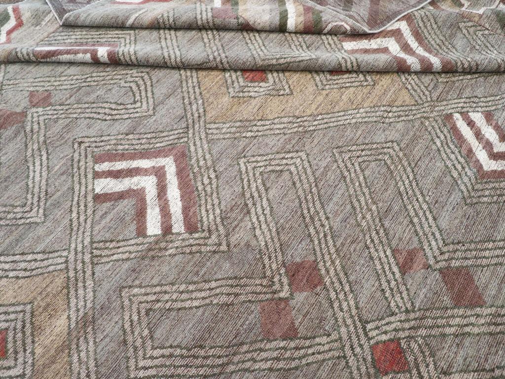 Modern East Turkestan Khotan Large Square Room Size Carpet For Sale 1