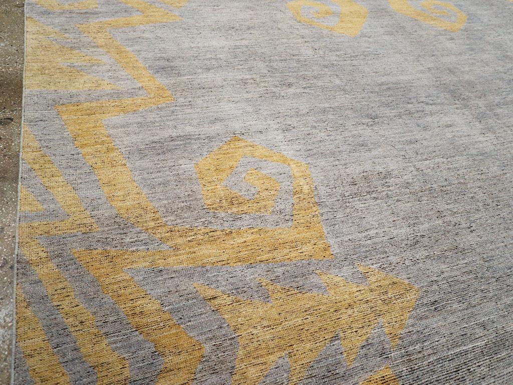 East Turkestani Modern East Turkestan Khotan Room Size Carpet For Sale