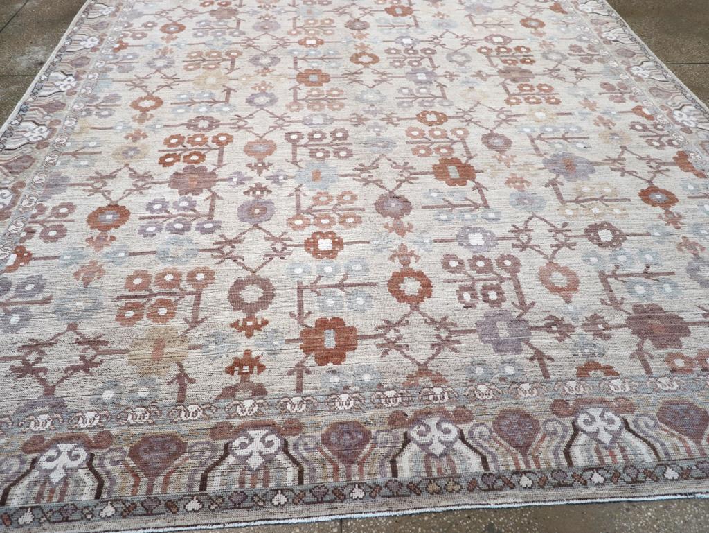 Turkestan orientale Tappeto moderno East Turkestan Khotan Dimensione Camera in vendita