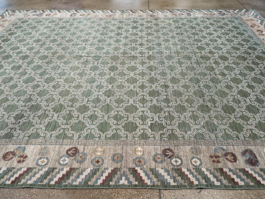 Moderner Ostturkestanischer Khotan-Teppich in Zimmergröße im Zustand „Neu“ im Angebot in New York, NY